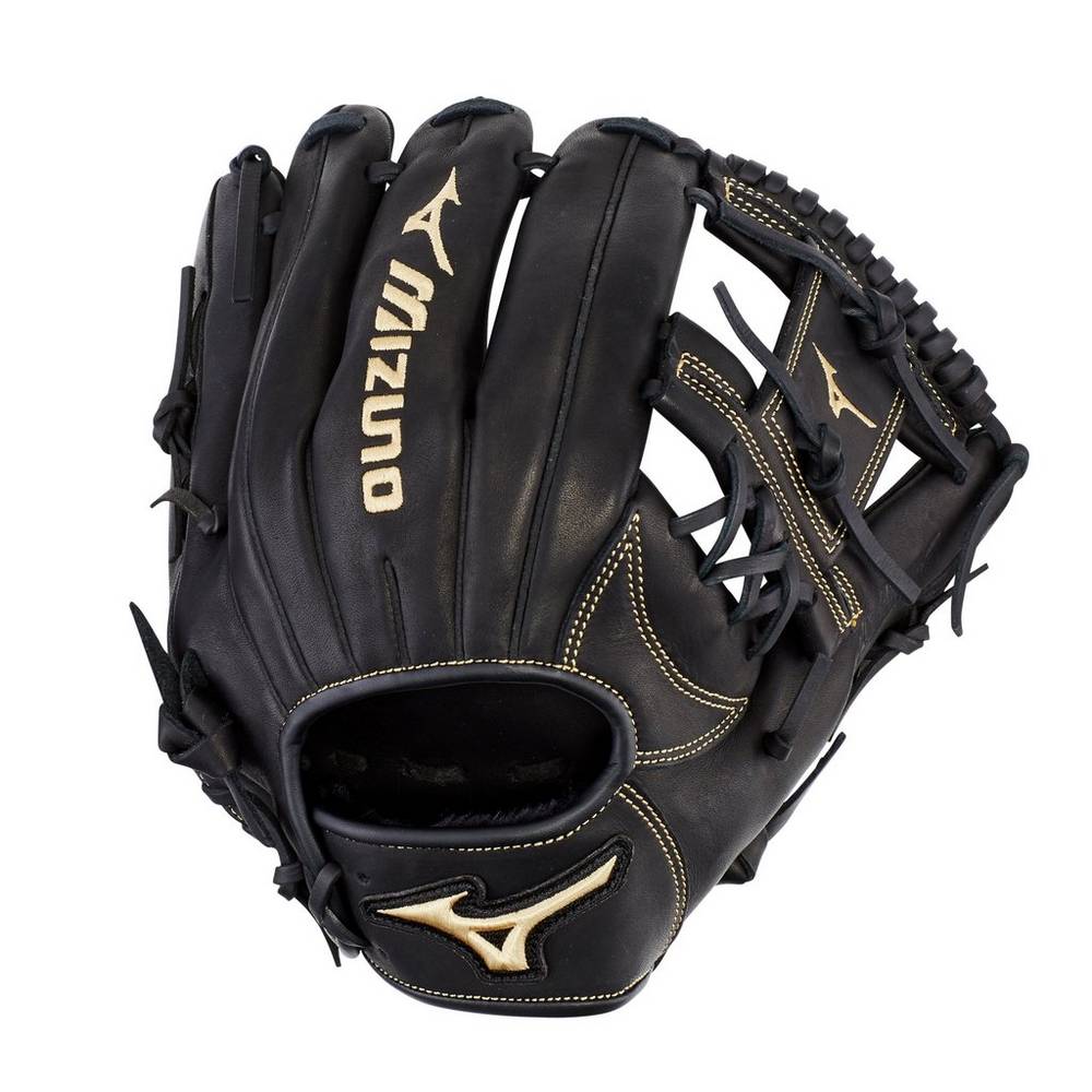 Panske Rukavice Mizuno MVP Prime Infield 11.75" Baseball Čierne Vypredaj TWSF93826